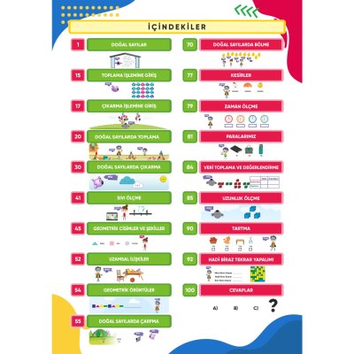 2.Sınıf Matematik Canlanan Soru Bankası